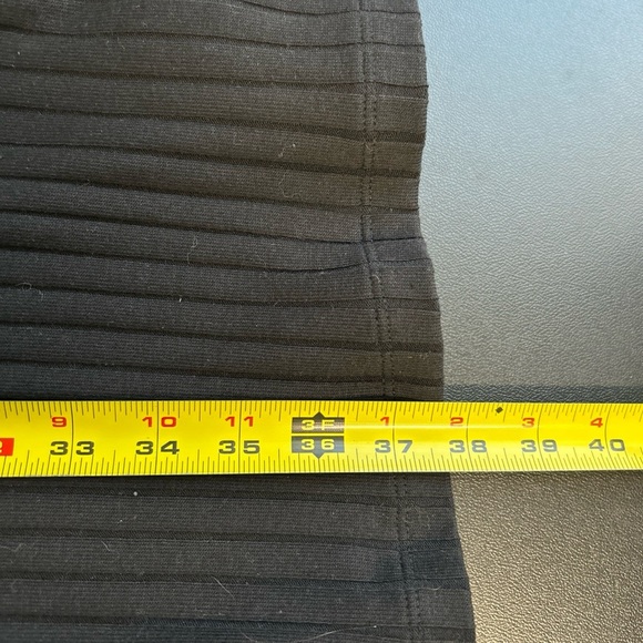 Old Navy Womens XXL Black Ribbed Knit Sweater Dress Long‎ Sleeve Belt 1/4 Button - Picture 12 of 14